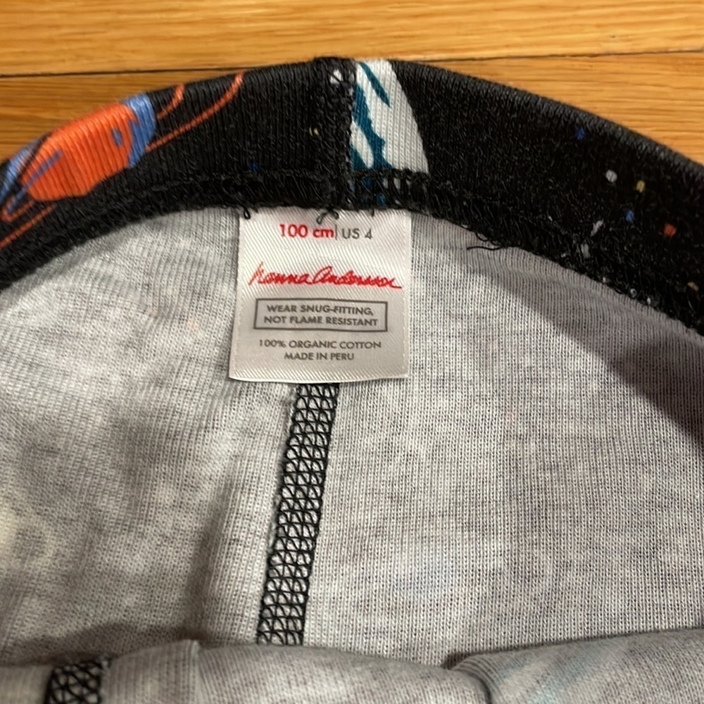 HANNA ANDERSSON Size 4 Space Bottoms in Good Condition - Picture 3 of 3